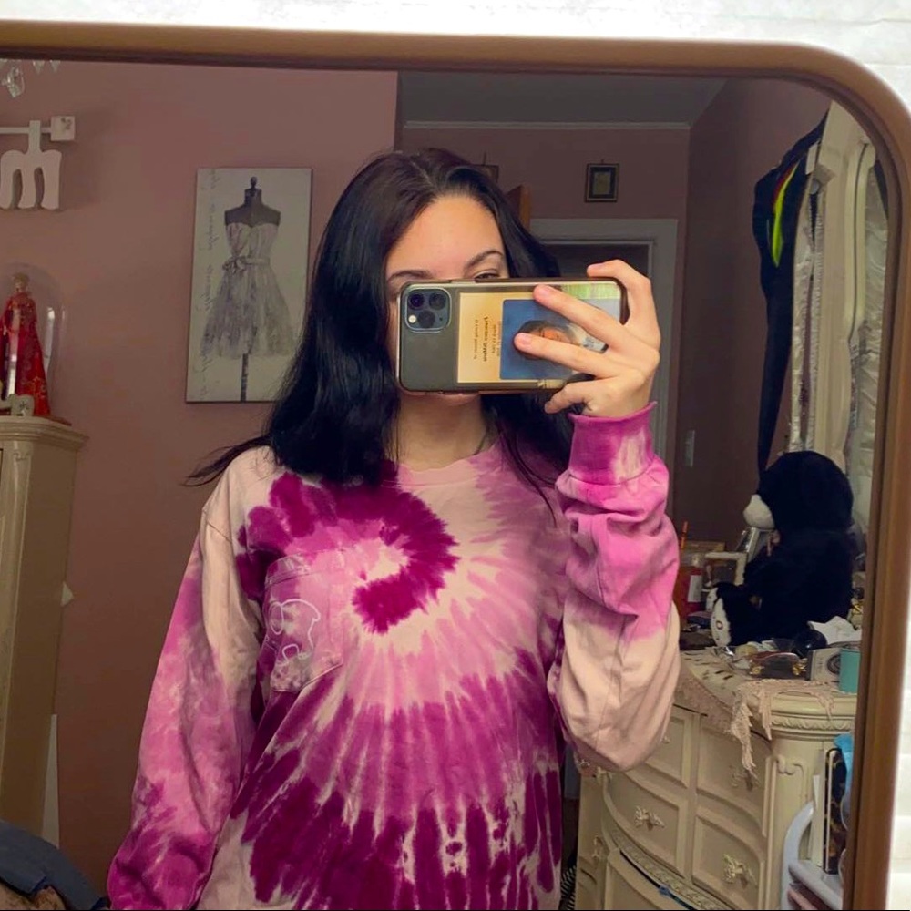 tie-dye ivory Ella shirt size small